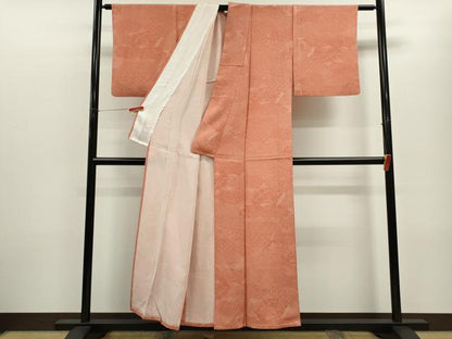 平和屋着物▽江戸小紋　単衣　寄せ小紋柄　正絹　逸品　CABF3118ze