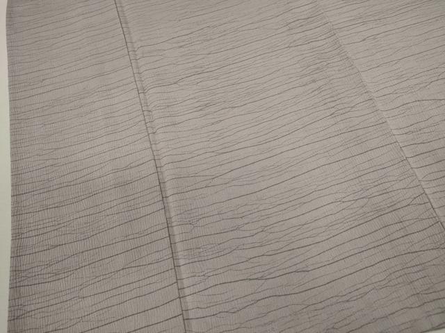 平和屋着物▽上質な小紋　単衣　霞文　正絹　逸品　CABF3119ze