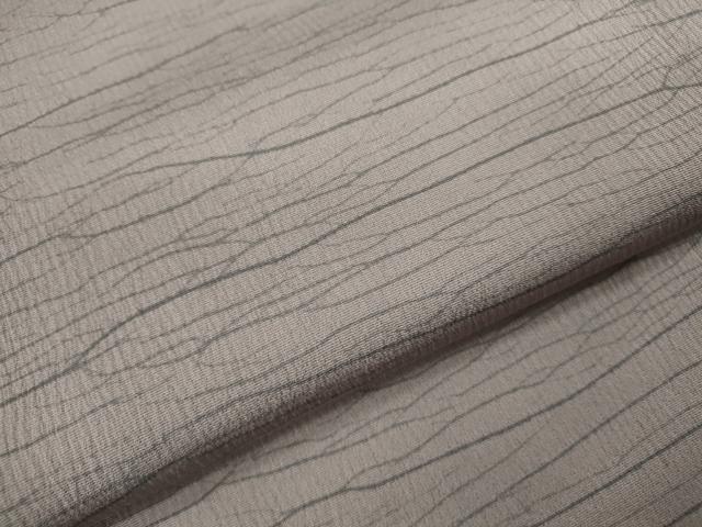 平和屋着物▽上質な小紋　単衣　霞文　正絹　逸品　CABF3119ze