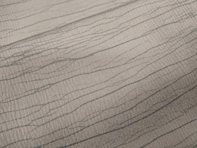 平和屋着物▽上質な小紋　単衣　霞文　正絹　逸品　CABF3119ze