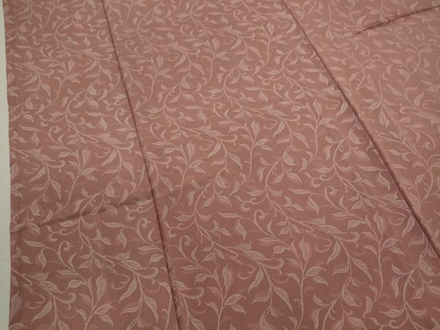 平和屋着物▽上質な小紋　単衣　唐草文　正絹　逸品　CABF3133ze