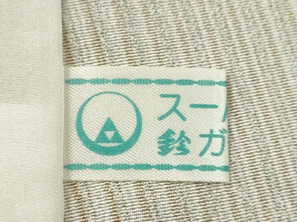平和屋着物▽上質な小紋　単衣　松葉吉祥文　鈴乃屋扱い　正絹　逸品　CABF3135ze