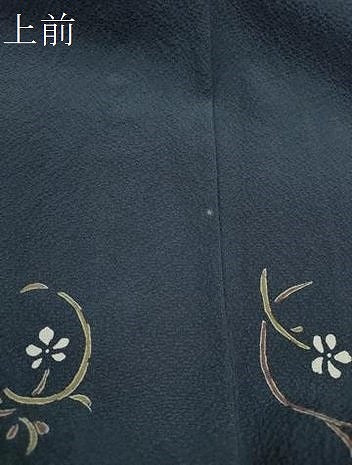 平和屋着物▽上質な小紋　単衣　枝花文　正絹　逸品　CABF3145ze