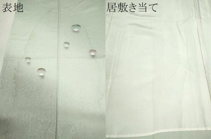 平和屋着物▽訪問着　単衣　水玉　暈し染め　金彩　正絹　逸品　CABF3161ze