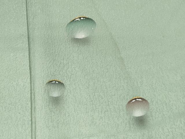 平和屋着物▽訪問着　単衣　水玉　暈し染め　金彩　正絹　逸品　CABF3161ze