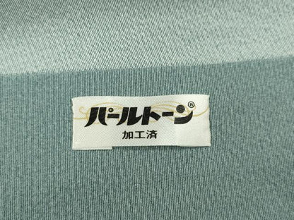 平和屋着物▽上質な小紋　単衣　雪輪吉祥文　正絹　逸品　CABF3164ze