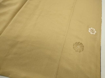 平和屋着物■訪問着 吉祥花文 暈し染め 金彩 鬼しぼ縮緬 正絹 逸品 CABF3178ze