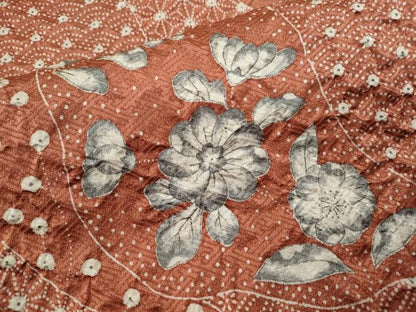 平和屋着物■上質な小紋　辻が花　手描き　絞り　正絹　逸品　CABF3180ze