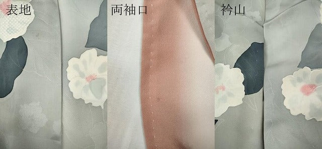 平和屋着物▽上質な小紋 地紋起こし 舞花文 正絹 逸品 CABF3209ut