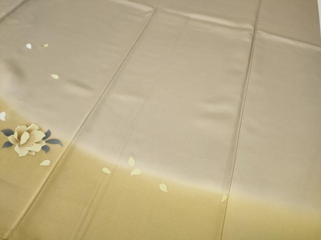 平和屋着物●訪問着　舞花文　暈し染め　金彩　正絹　逸品　CABF3217ut