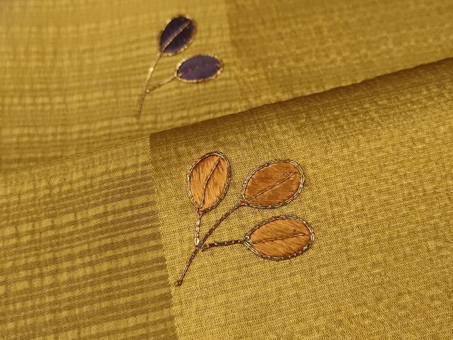 平和屋着物●訪問着　駒刺繍　枝葉文　暈し染め　金彩　正絹　逸品　CABF3219ut 楽天市場】平和屋着物○銀座きしや 訪問着 駒刺繍 吉祥花文 金彩 正絹