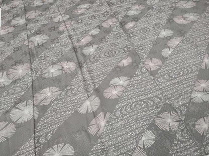 平和屋着物●長襦袢　無双仕立て　斜線舞花文　洗える着物　CABF3221ut