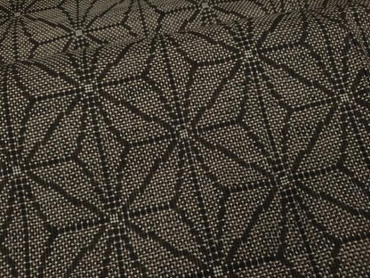 平和屋着物●本場大島紬　7マルキ　麻の葉文様　正絹　逸品　CABF3228ut