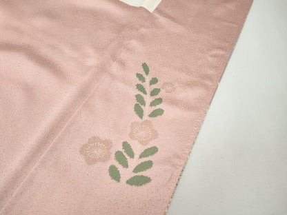 平和屋着物●訪問着　道長松皮菱花文　金彩　正絹　逸品　CABF3231ut
