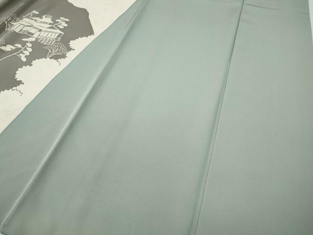 平和屋着物●訪問着　風景草花文　一珍染　正絹　逸品　CABF3232ut