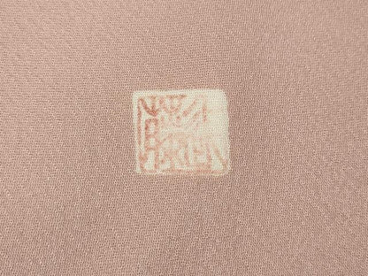 平和屋着物●上質な色無地　作家物　虹色　正絹　逸品　CABF3239ut