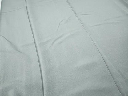 平和屋着物●上質な色無地　白鼠色　正絹　逸品　CABF3240ut