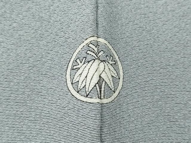 平和屋着物●上質な色無地　白鼠色　正絹　逸品　CABF3240ut