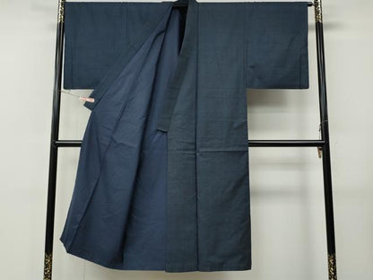 平和屋着物●男性　本場大島紬　アンサンブル　長襦袢セット　100亀甲　総詰め　正絹　逸品　CABF3256ut