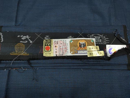 平和屋着物●男性　本場大島紬　アンサンブル　100亀甲　総詰め　有限会社前田織物謹製　証紙付き　正絹　逸品　未使用　CABF3258ut