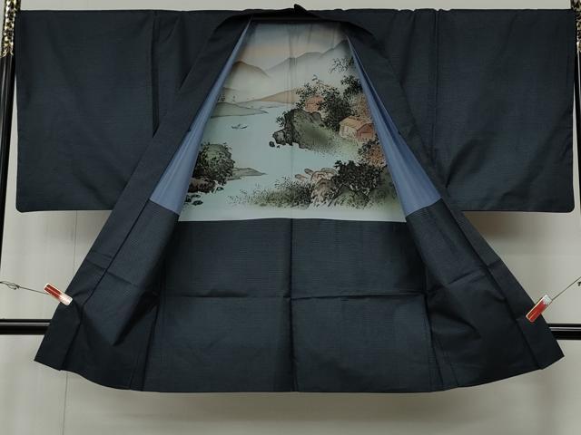 平和屋着物●男性　本場大島紬　アンサンブル　100亀甲　総詰め　正絹　逸品　CABF3259ut