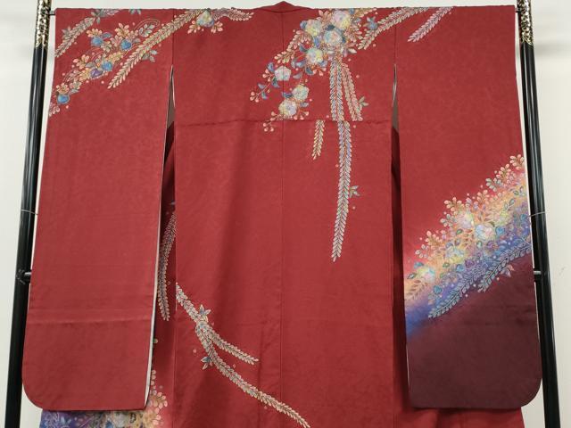 平和屋着物●豪華振袖　辻が花　絞り　暈し染め　金彩　正絹　逸品　CABF3262ut