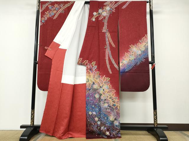 平和屋着物●豪華振袖　辻が花　絞り　暈し染め　金彩　正絹　逸品　CABF3262ut