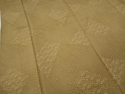 平和屋着物●江戸小紋　切嵌寄せ小紋柄　反端付き　正絹　逸品　CABF3267ut
