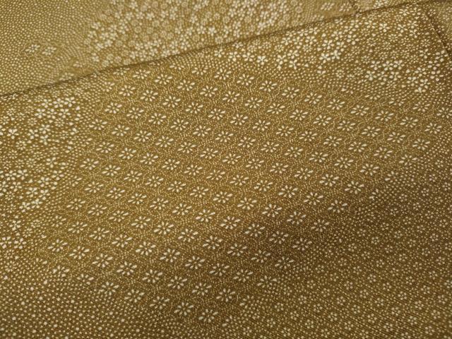 平和屋着物●江戸小紋　切嵌寄せ小紋柄　反端付き　正絹　逸品　CABF3267ut