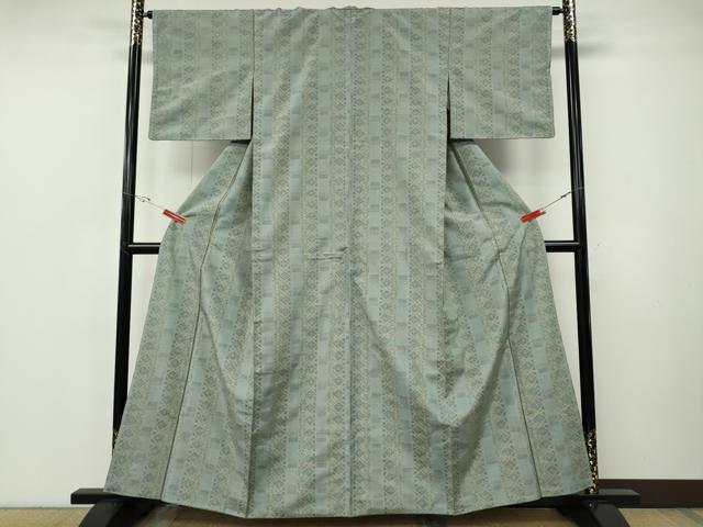 平和屋着物●上質な紬　吉祥花間道　正絹　逸品　CABF3288ut