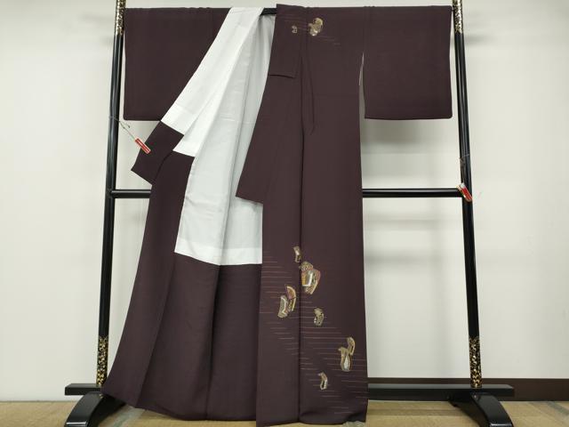 平和屋着物●訪問着　刺繍　吉祥文　金彩　正絹　逸品　CABF3292ut
