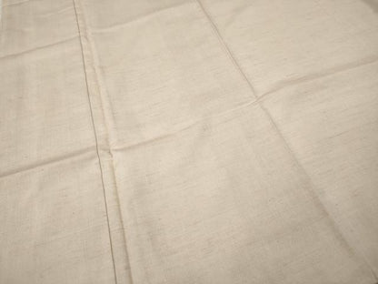 平和屋着物●結城紬　色無地　桜色　正絹　逸品　未使用　CABF3293ut