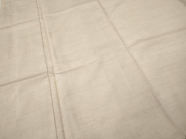 平和屋着物●結城紬　色無地　桜色　正絹　逸品　未使用　CABF3293ut