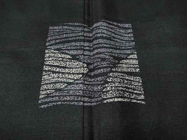 平和屋着物●訪問着　本場染大島紬　色紙流水文　正絹　逸品　CABF3299ut 平和屋着物○訪問着 本場染大島紬 色紙流水文 正絹 逸品 CABF3299ut
