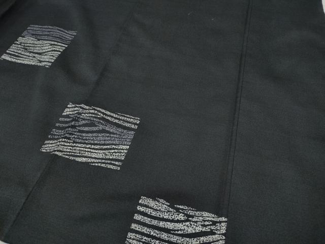 平和屋着物●訪問着　本場染大島紬　色紙流水文　正絹　逸品　CABF3299ut 平和屋着物○訪問着 本場染大島紬 色紙流水文 正絹 逸品 CABF3299ut