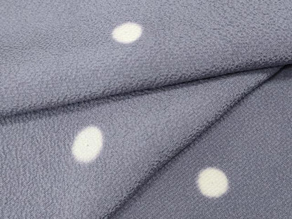 平和屋着物●上質な小紋　丸文　蛍暈し　ロング丈　正絹　逸品　CABF3314ut