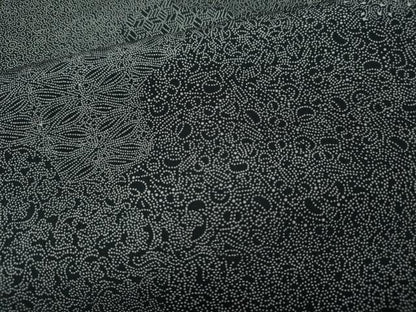 平和屋着物●江戸小紋　内田秀一　寄せ小紋柄　反端付き　正絹　逸品　CABF3317ut