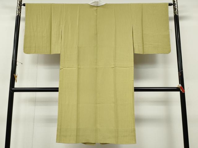平和屋着物●長襦袢　無双仕立て　縞　正絹　逸品　CABF3321ut
