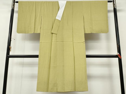 平和屋着物●長襦袢　無双仕立て　縞　正絹　逸品　CABF3321ut