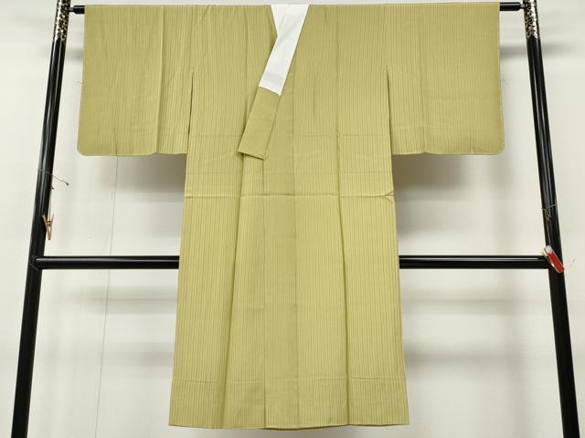 平和屋着物●長襦袢　無双仕立て　縞　正絹　逸品　CABF3321ut