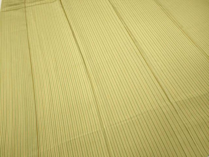 平和屋着物●長襦袢　無双仕立て　縞　正絹　逸品　CABF3321ut