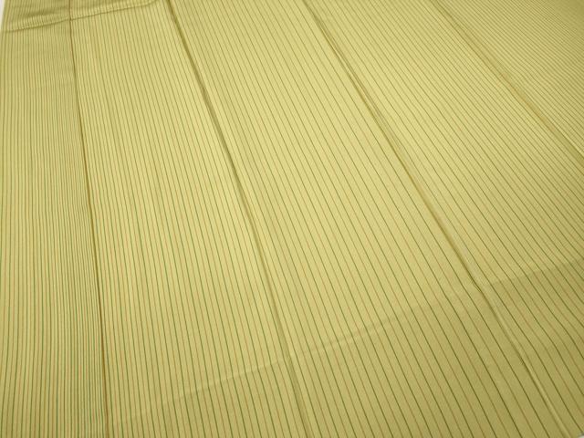 平和屋着物●長襦袢　無双仕立て　縞　正絹　逸品　CABF3321ut