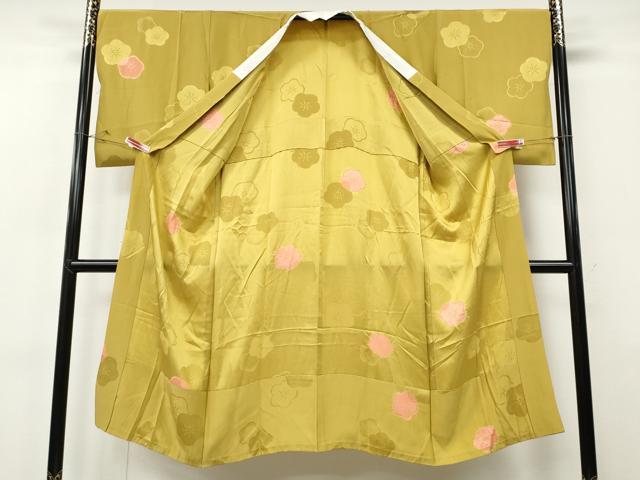 平和屋着物●長襦袢　無双仕立て　絞り　舞梅文　正絹　逸品　CABF3322ut 平和屋着物○長襦袢 無双仕立て 絞り 舞梅文 正絹 逸品 CABF3322ut