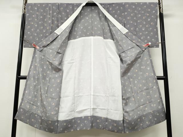 平和屋着物●長襦袢　無双仕立て　七宝桜文　正絹　逸品　CABF3323ut 平和屋着物○長襦袢 無双仕立て 七宝桜文 正絹 逸品 CABF3323ut