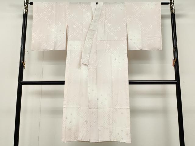 平和屋着物●長襦袢　無双仕立て　鹿の子七宝文　暈し染め　正絹　逸品　CABF3325ut 平和屋着物○長襦袢 無双仕立て 鹿の子七宝文 暈し染め 正絹 逸品