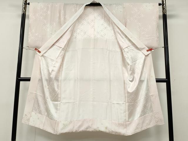 平和屋着物●長襦袢　無双仕立て　鹿の子七宝文　暈し染め　正絹　逸品　CABF3325ut 平和屋着物○長襦袢 無双仕立て 鹿の子七宝文 暈し染め 正絹 逸品