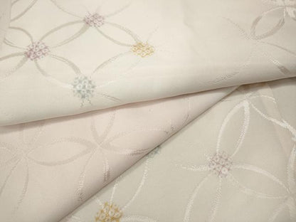 平和屋着物●長襦袢　無双仕立て　鹿の子七宝文　暈し染め　正絹　逸品　CABF3325ut