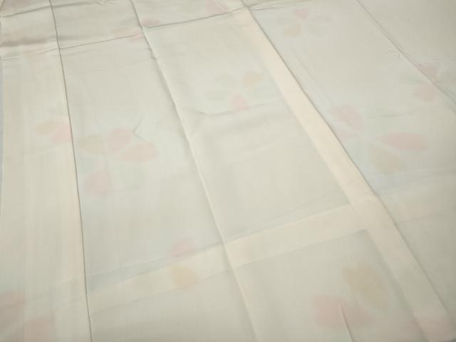 平和屋着物●長襦袢　無双仕立て　作家物　彩花ぼかし　正絹　逸品　CABF3326ut