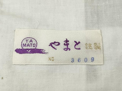 平和屋着物●長襦袢　無双仕立て　切嵌麻の葉文　やまと誂製　正絹　逸品　CABF3327ut