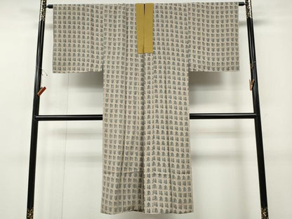平和屋着物●男性　長襦袢　袷　福寿　正絹　逸品　CABF3331ut